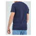 Piazza Italia Pánské tričko s kapsičkou Pocket navy Tmavě modrá