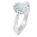 Brilio Silver Elegantní stříbrný prsten s opálem a zirkony RI106W