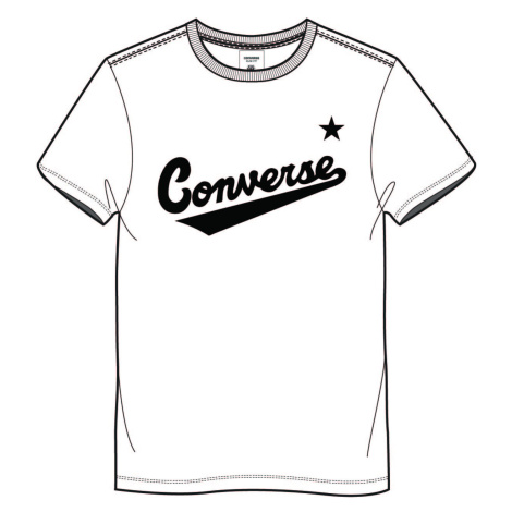 converse SCRIPTED LOGO TEE Pánské tričko US 10018235-A02