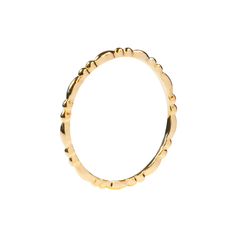 Stříbrný pozlacený prsten „Clarke” Planet Shop