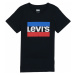 Levis SPORTSWEAR LOGO TEE Černá