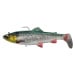 Savage gear gumová nástraha 4d rattle shad trout sinking green silver - 12,5 cm 35 g