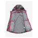 Růžovo-šedá dětská vzorovaná softshellová bunda Alpine Pro NOOTKO 13