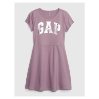 Světle fialové holčičí šaty s logem GAP