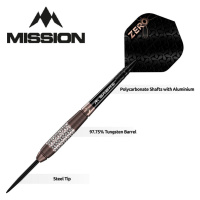 Sada steel šipek Mission Zero Bronze PVD 26g, 97,5% wolfram