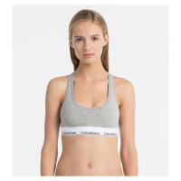 Calvin Klein dámská šedá podprsenka Bralette