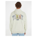 Mentolová pánská mikina Tommy Jeans OVZ College Hoodie