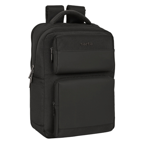 SAFTA Business dvoukomorový laptop batoh s USB portem - 15.6'' černý