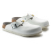 Birkenstock Boston ESD Natural Leather Narrow Fit