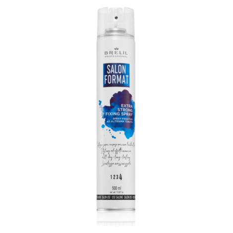 Brelil Professional Salon Format Strong Fixing Spray lak na vlasy s extra silnou fixací 500 ml