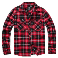 Brandit Checkshirt Košile cerná/bílá/cervená