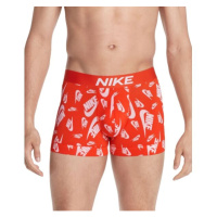 Nike DRI-FIT ESSENTIAL Pánské boxerky, oranžová, velikost