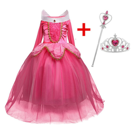 Dívčí šaty kostým Šípková Růženka