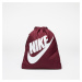 Nike Heritage Drawstring Bag Night Maroon/ White