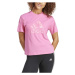 adidas W AOP TEE Dámské triko, růžová, velikost