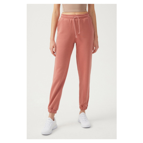 LOS OJOS Women's Rosehip Elastic Legs Joggers Sweatpants