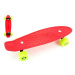 Teddies Skateboard - pennyboard 43cm červený