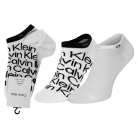 2PACK ponožky Calvin Klein nízké bílé