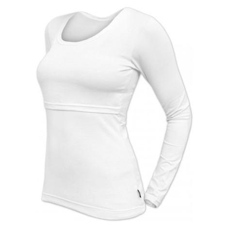 Kojicí tričko Kateřina, dlouhý rukáv - bílé L/XL Jožánek