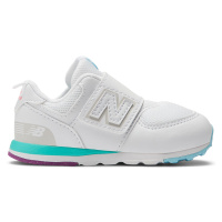 Dětské boty New Balance NW574KIJ – bílé