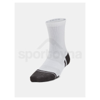 Ponožky Under Armour Y UA Perform Tech 3p Crew-WHT 30-35