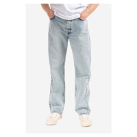 Bavlněné džíny Wood Wood Al Rigid Denim Straight Fit Strainght 12225804-7051 OFF WHITE