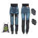 Dámské moto jeansy W-TEC Bolftyna Barva modro-černá
