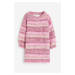 H & M - Pletené šaty - růžová