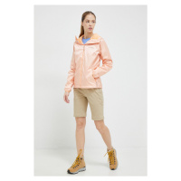 Nepromokavá bunda Columbia Ulica Jacket dámská, oranžová barva, přechodná, 1718001-031
