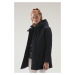 Bunda woolrich arctic detachable fur parka modrá