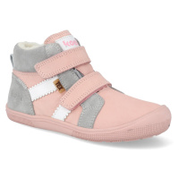 Barefoot zimní dětské boty Koel - Ethan Tex wool růžové