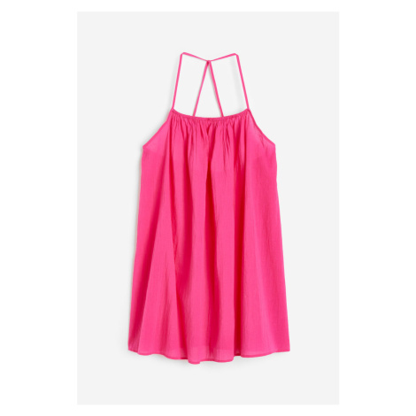 H & M - Plážové šaty z bavlny - růžová H&M