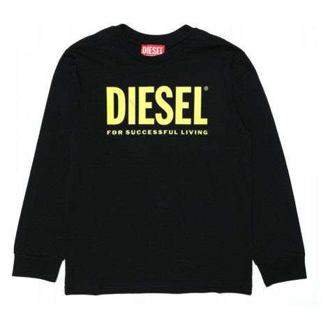 Tričko diesel tjustlogo ml t-shirt černá