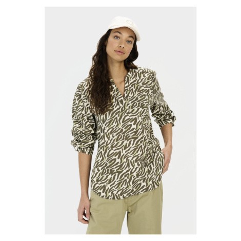 Halenka camel active blouse aop6