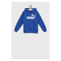 Dětská mikina Puma ESS Big Logo Hoodie FL B s kapucí, vzorovaná