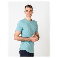 Pánské prodloužené tričko | óčko | Aqua