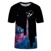 Bittersweet Paris Unisex's Galaxy Milky Way T-Shirt Tsh Bsp590