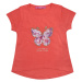 Dívčí tričko s korálovým motýlem