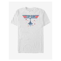 Bílé unisex tričko Paramount Top Gun