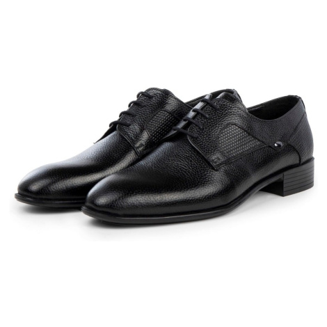 Ducavelli Sace Pánské klasické boty z pravé kůže, klasické boty Derby, klasické boty na šněrován
