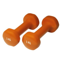 Yate činky neoprenové - oranžová 2x1 kg