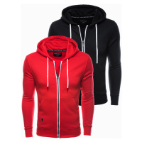 Ombre Clothing Men's zip-up sweatshirt Z33