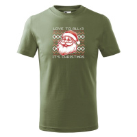 Dětské vánoční tričko s potiskem Vánočního Santa - skvělé vánoční tričko