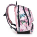 Růžový batoh s květinami Topgal ROTH 22029