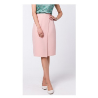 Stylove Dámská midi sukně Enydron S343 pudrová růžová Růžová