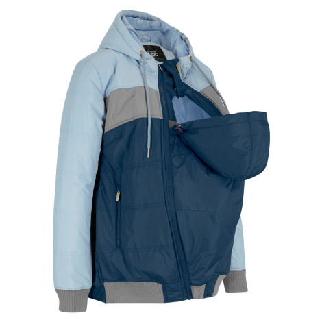 Těhotenská/nosící zimní bunda z recyklovaného polyesteru Bonprix