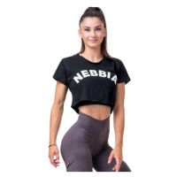 Nebbia Volný Fit & Sporty crop top 583 černá