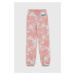 Dětské kalhoty Levi's růžová barva, vzorované