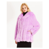 Zimní plyšová bunda dámský luxusní kožich