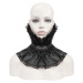 obojek DEVIL FASHION - Fleeting Glance Gothic Pleated High Collar - Black